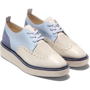Cole Haan Womens Originalgrand Platform Wingtip(Heather/Silver Lining)