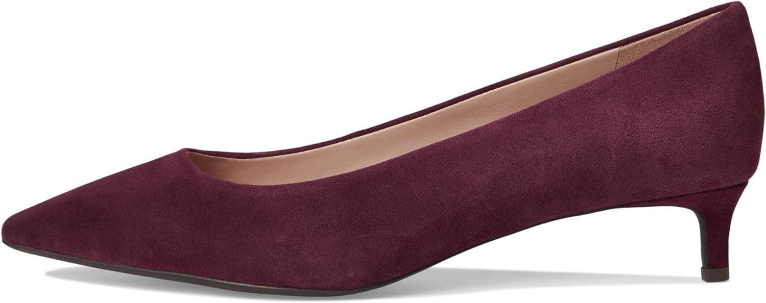 imageCole Haan Womens 35mm High Heel Goto JocelynBlack Garnet SuedeWhite