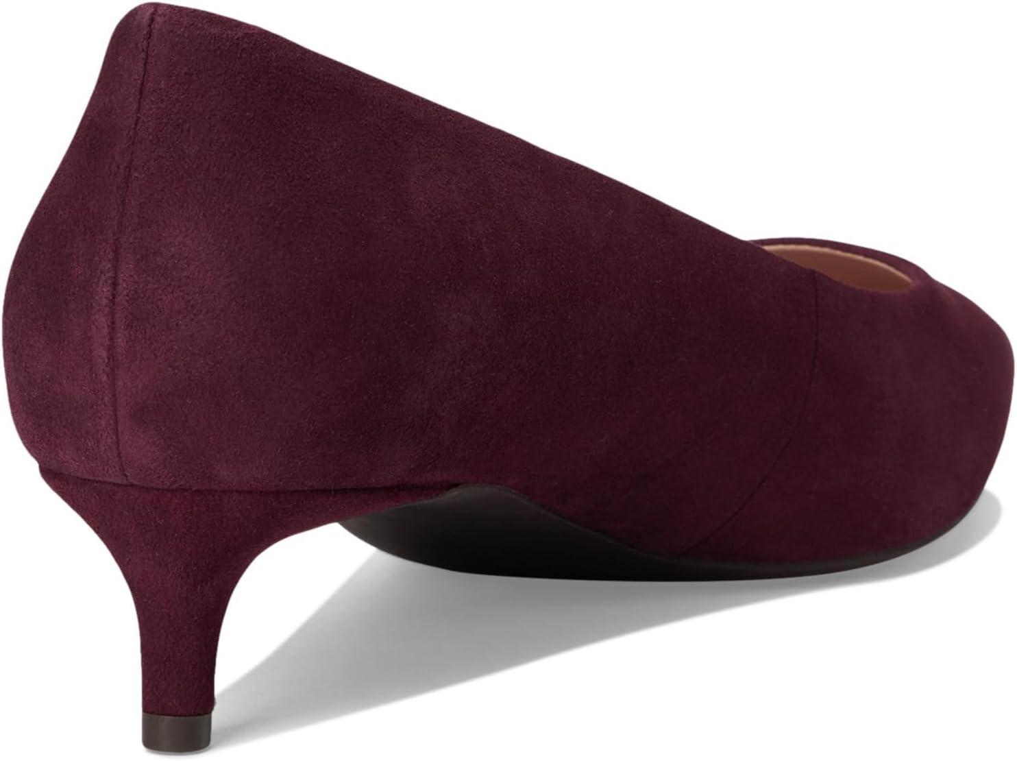 imageCole Haan Womens 35mm High Heel Goto JocelynBlack Garnet SuedeWhite