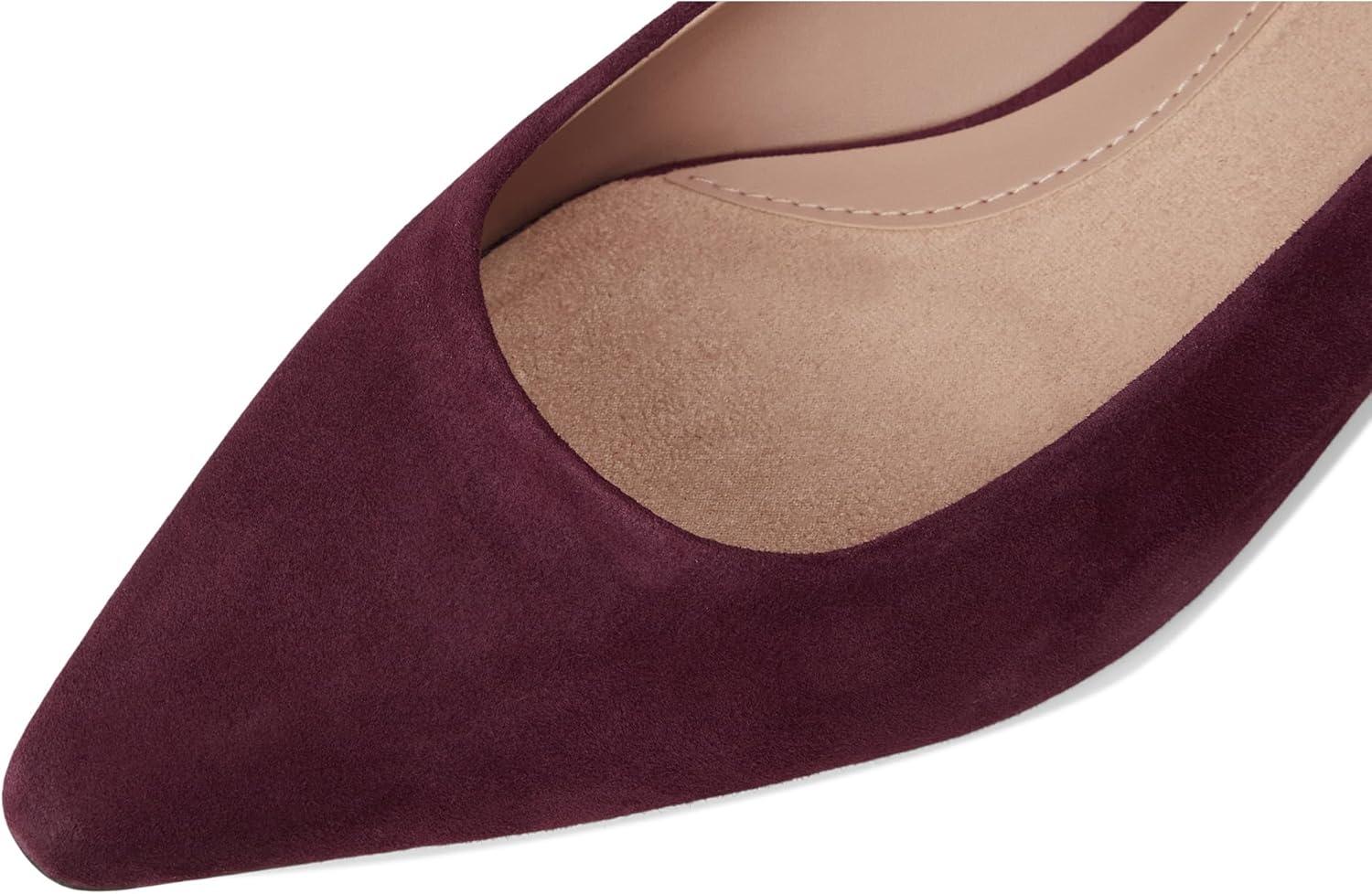 imageCole Haan Womens 35mm High Heel Goto JocelynBlack Garnet SuedeWhite