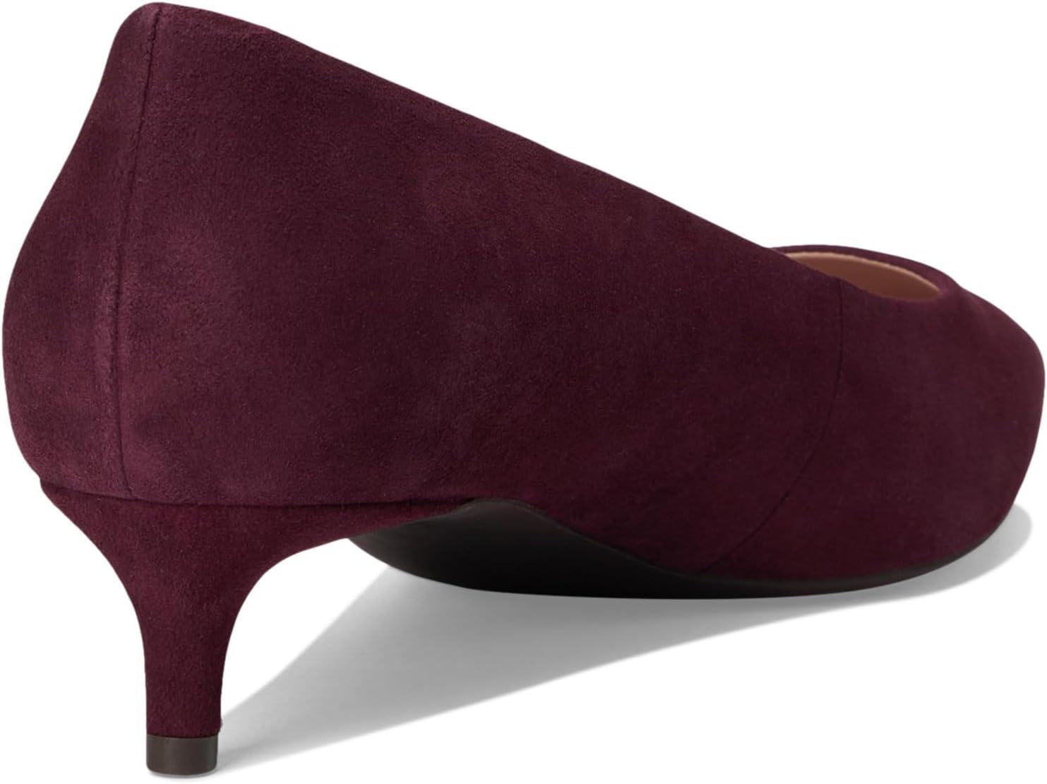 imageCole Haan Womens 35mm High Heel Goto JocelynBlack Garnet SuedeWhite