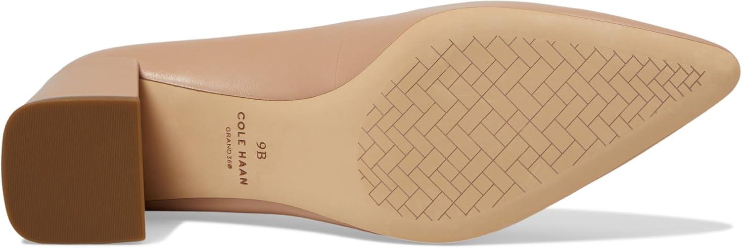 imageCole Haan Womens 65mm High Heel Cassandra Block HeelBrush Leather
