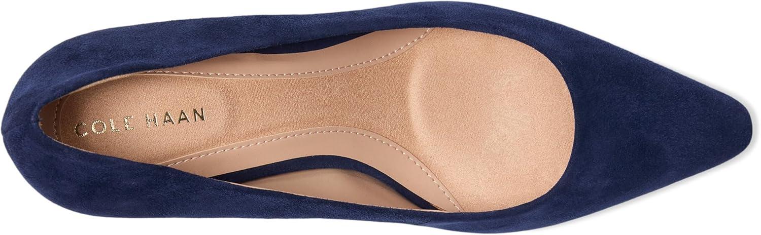 imageCole Haan Womens 65mm High Heel Goto JaneyMidnight Moon SuedeRaven