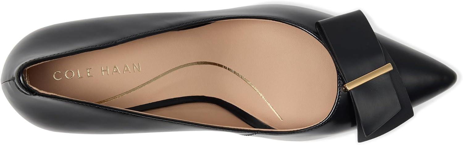 imageCole Haan Womens 75mm High Heel Felicia BowBlack Box Ltr