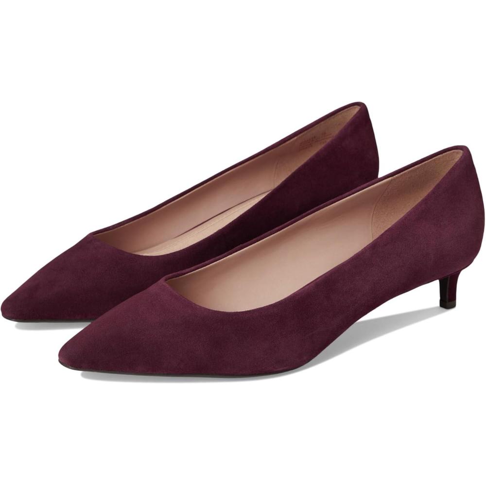 imageCole Haan Womens 35mm High Heel Goto JocelynBlack Garnet SuedeWhite