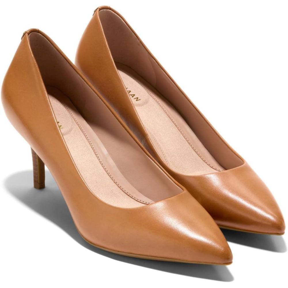 imageCole Haan Womens Goto Park Pumps 65mmDark Caramel Leather