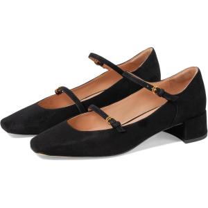Cole Haan Womens 45mm High Heel Paxton Maryjane(Black Suede)