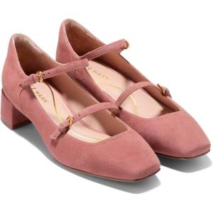 Cole Haan Womens 45mm High Heel Paxton Maryjane(Rouge Suede)