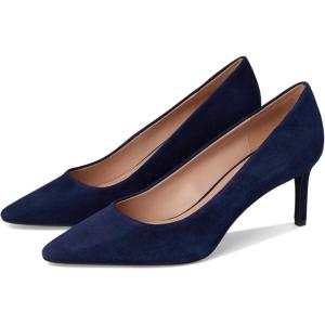 Cole Haan Womens 65mm High Heel Go-to Janey(Midnight Moon Suede/Raven)