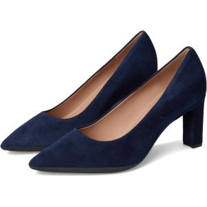 Cole Haan Womens 75mm High Heel Grand Ambition Angelica(Midnight Moon Suede/Raven)