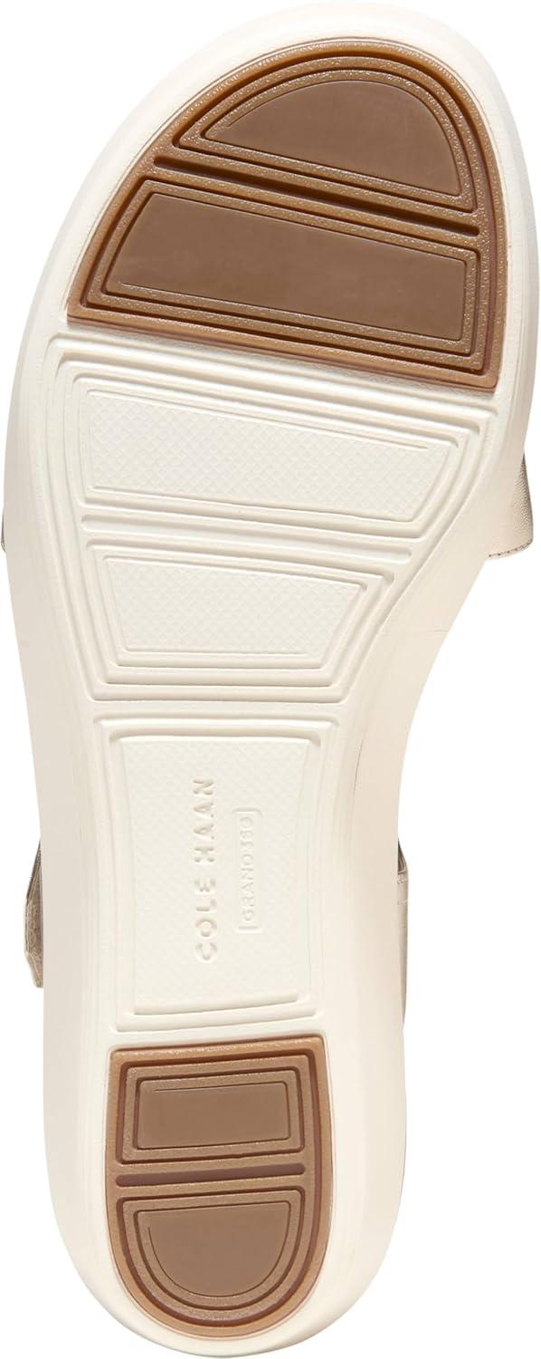 imageCole Haan womens Originalgrand Peyton FlatformSoft Gold MetallicIvory