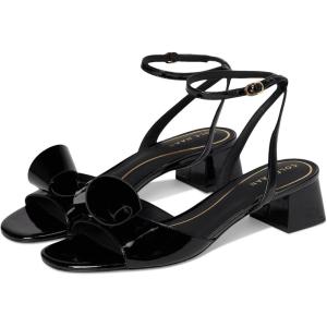 Cole Haan womens Florette Block Heel(Black Patent Leather)