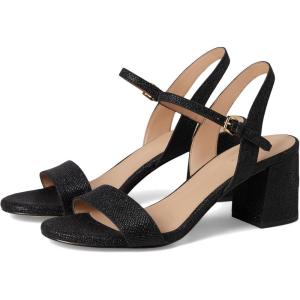 Cole Haan Women’s Josie Block Heel Sandal(Black Glitter Mesh)