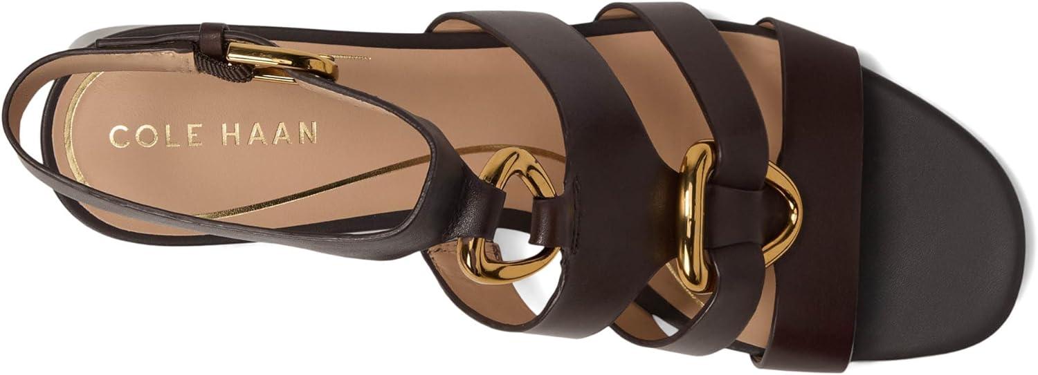 imageCole Haan Womens Lyanna Link Ankle StrapCh Dk Chocolate Ltr
