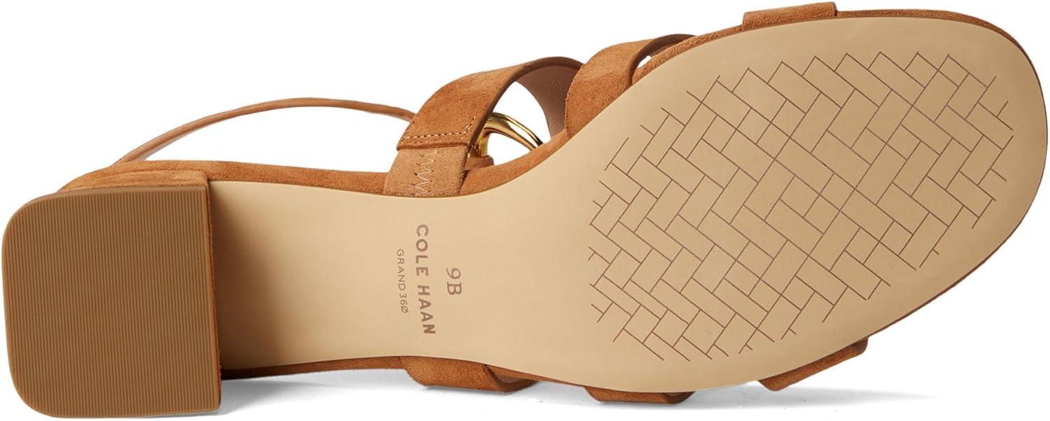 imageCole Haan Womens Lyanna Link Ankle StrapDk Caramel Sde