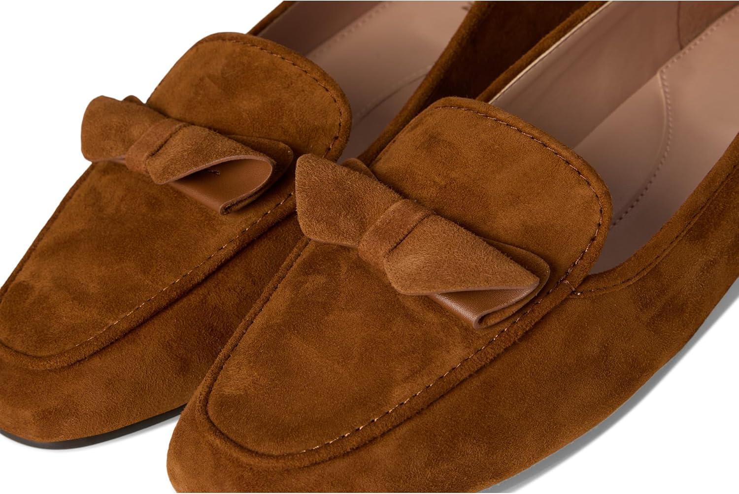 imageCole Haan Womens Payson Soft Construction BowTobacco Suede