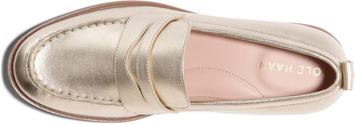 imageCole Haan Womens Stassi Penny LoaferSoft Gold Leather