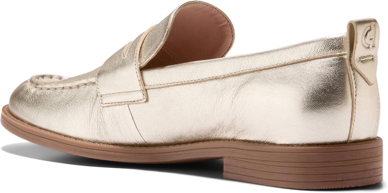 imageCole Haan Womens Stassi Penny LoaferSoft Gold Leather