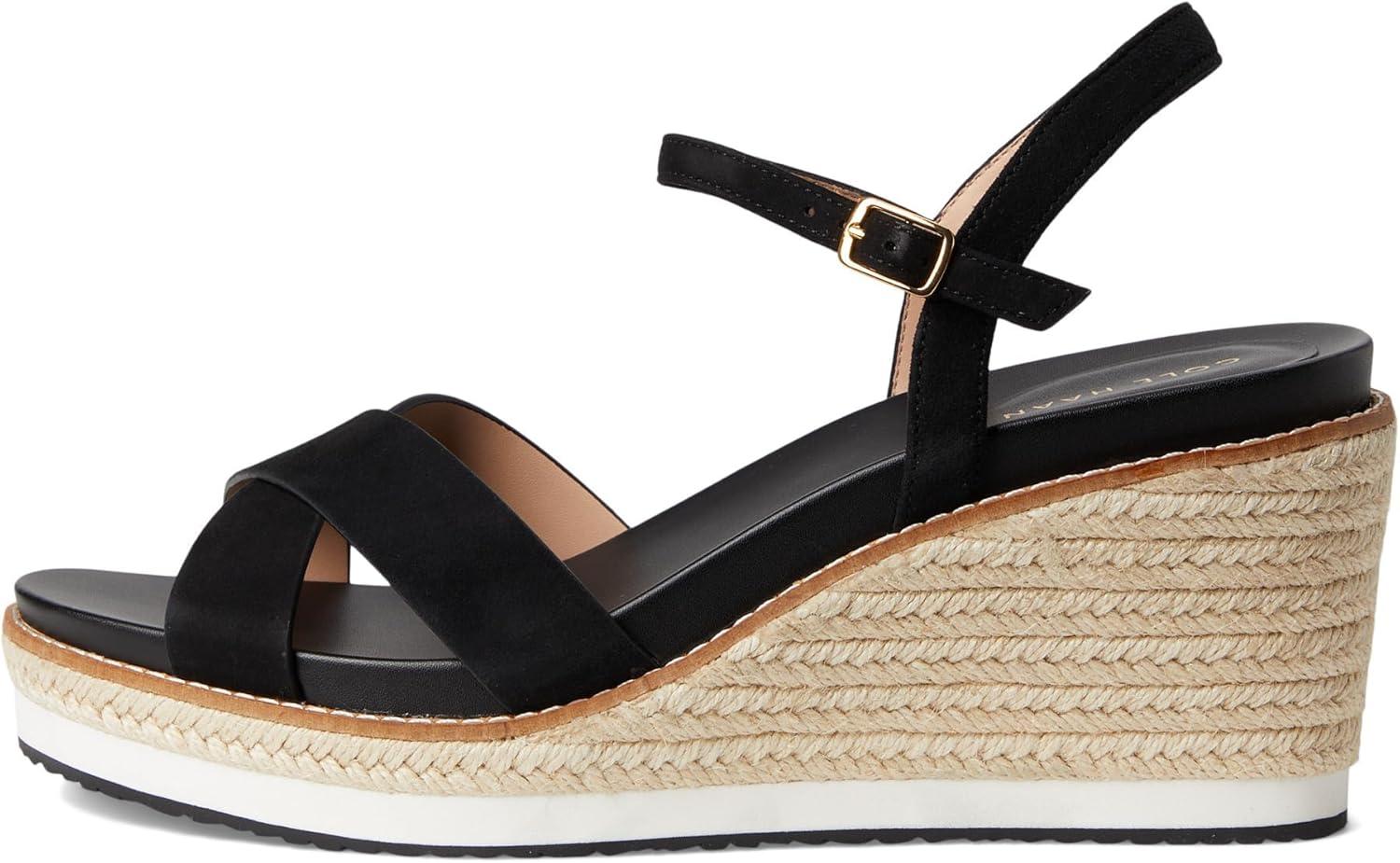 imageCole Haan womens Cloudfeel Silvee EspadrilleBlack Suede