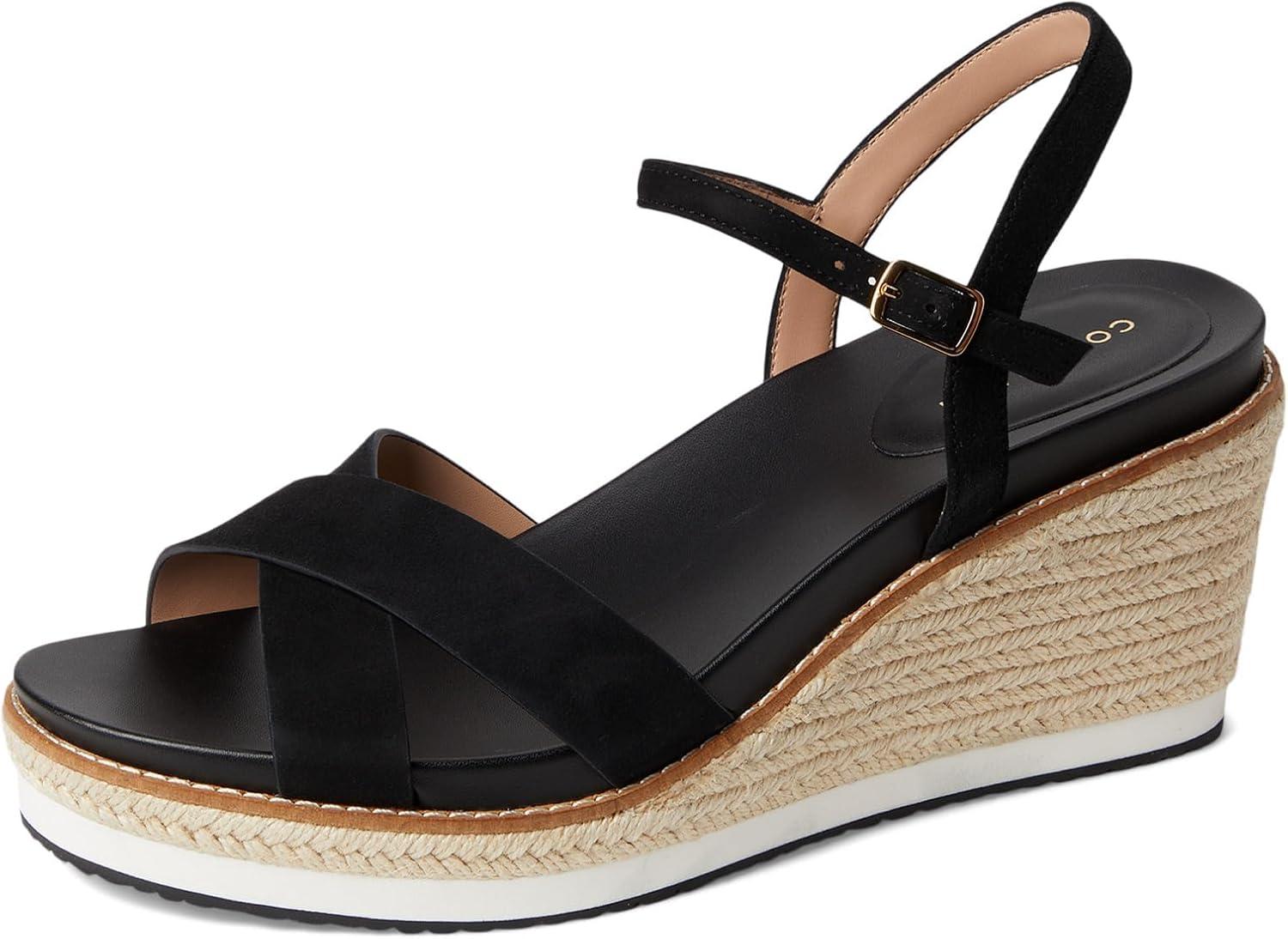 imageCole Haan womens Cloudfeel Silvee EspadrilleBlack Suede