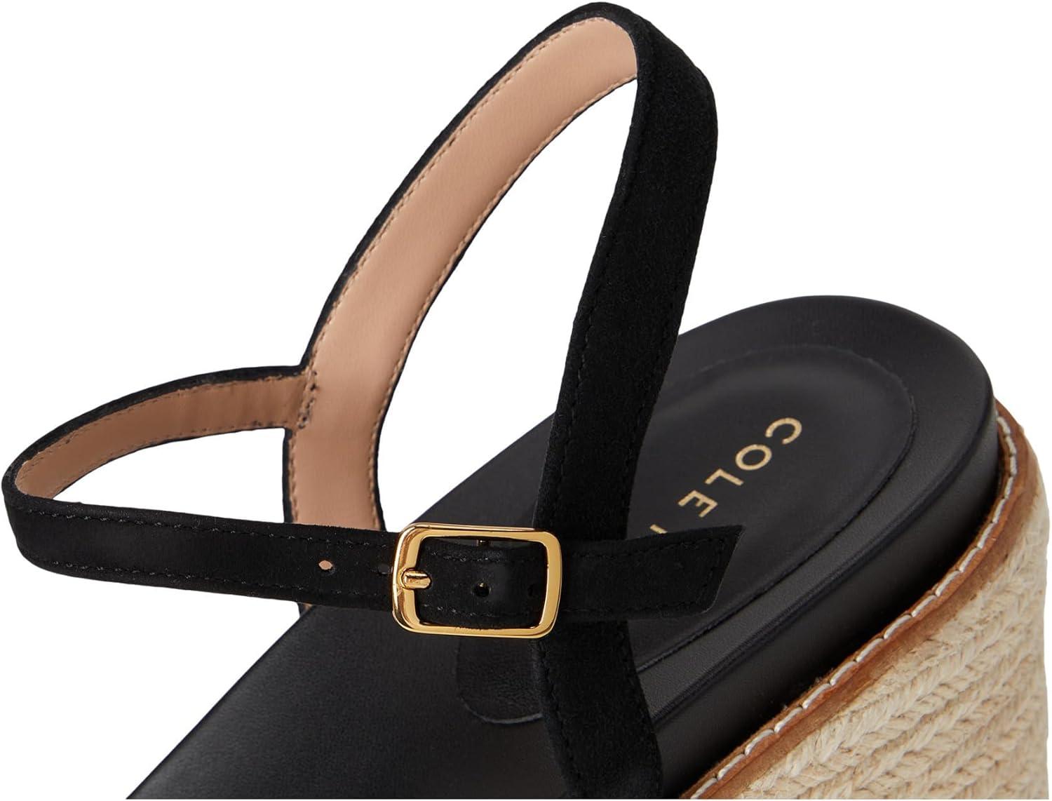 imageCole Haan womens Cloudfeel Silvee EspadrilleBlack Suede