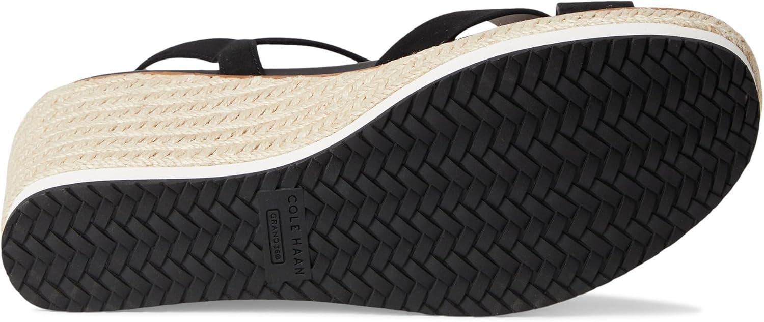 imageCole Haan womens Cloudfeel Silvee EspadrilleBlack Suede
