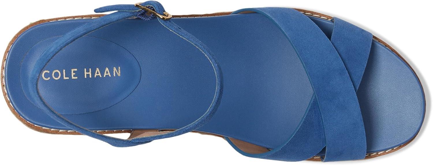 imageCole Haan womens Cloudfeel Silvee EspadrilleDutch Blue Suede
