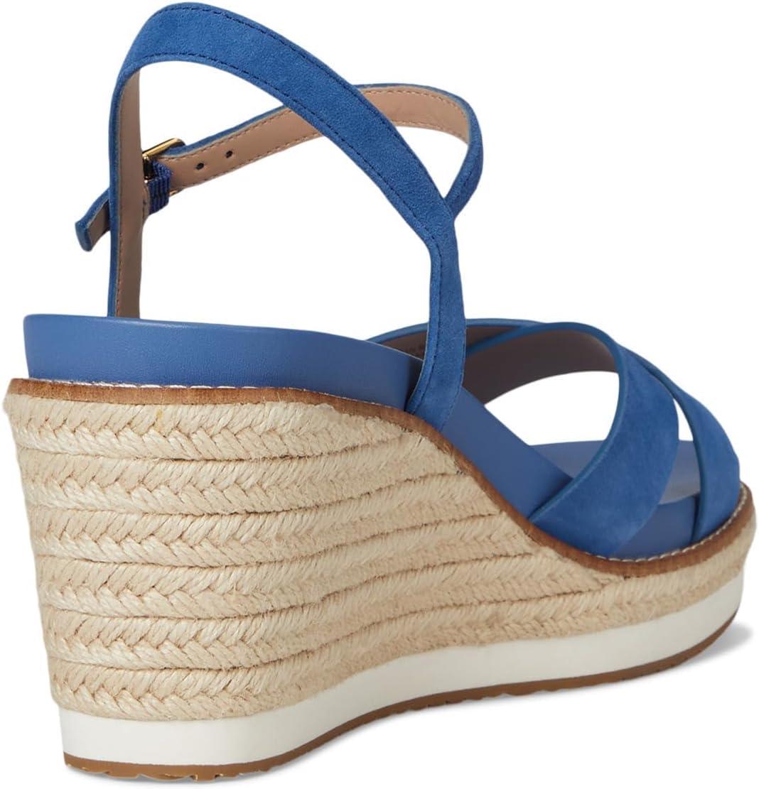 imageCole Haan womens Cloudfeel Silvee EspadrilleDutch Blue Suede
