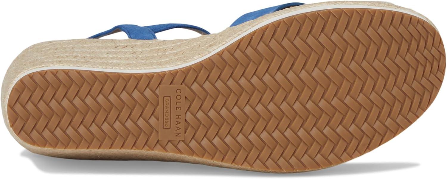 imageCole Haan womens Cloudfeel Silvee EspadrilleDutch Blue Suede