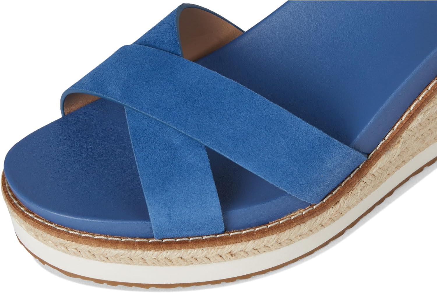 imageCole Haan womens Cloudfeel Silvee EspadrilleDutch Blue Suede