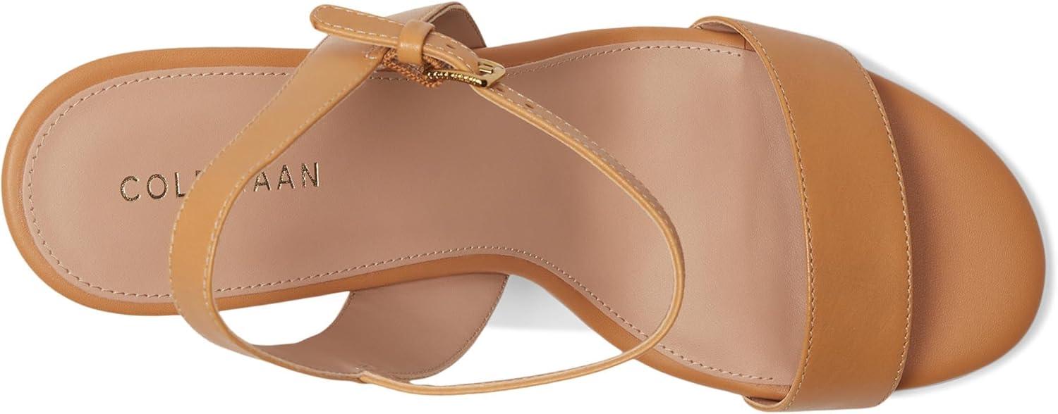 imageCole Haan womens Josie Wedge SandalsStriped RaffiaBiscuit Leather