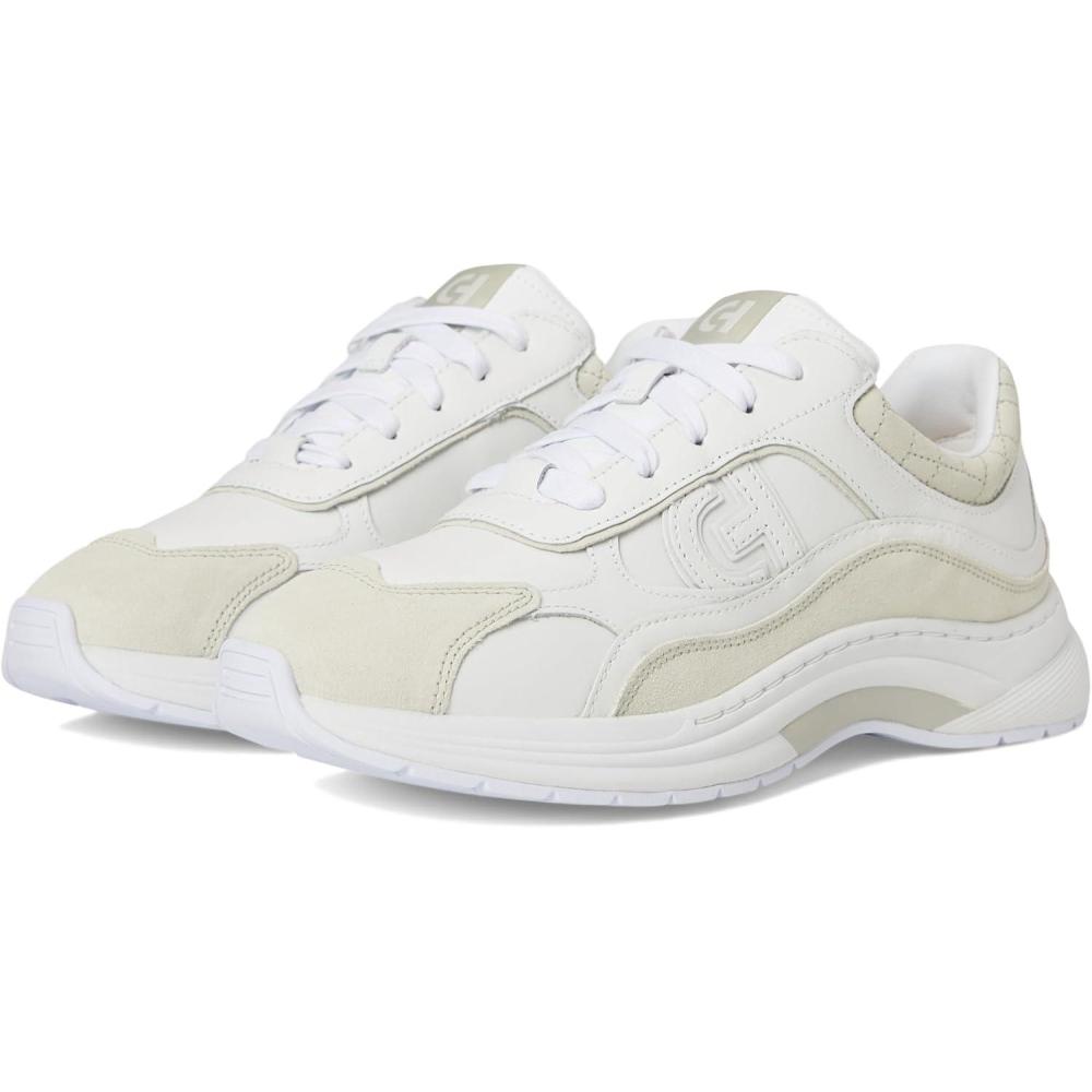 imageCole Haan Womens Grandpro Eleeana RunnerWhite LtrSilver Birch Sde