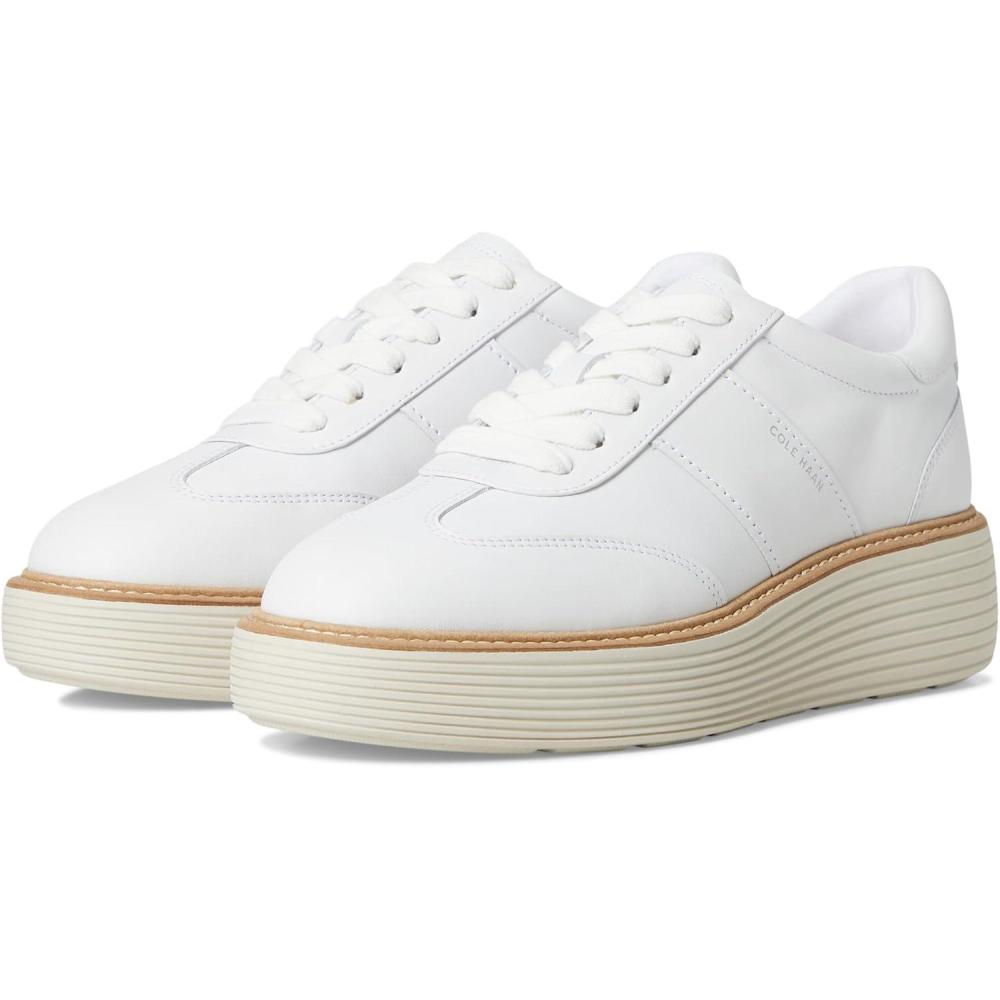 imageCole Haan Womens Originalgrand Max PlatformWhite With BroguingeWhite