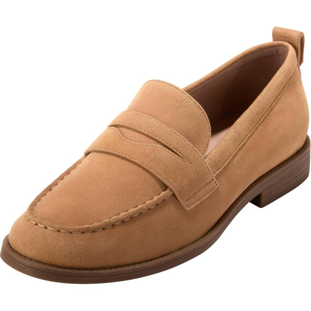 imageCole Haan Womens Stassi Penny LoaferBiscuit Suede