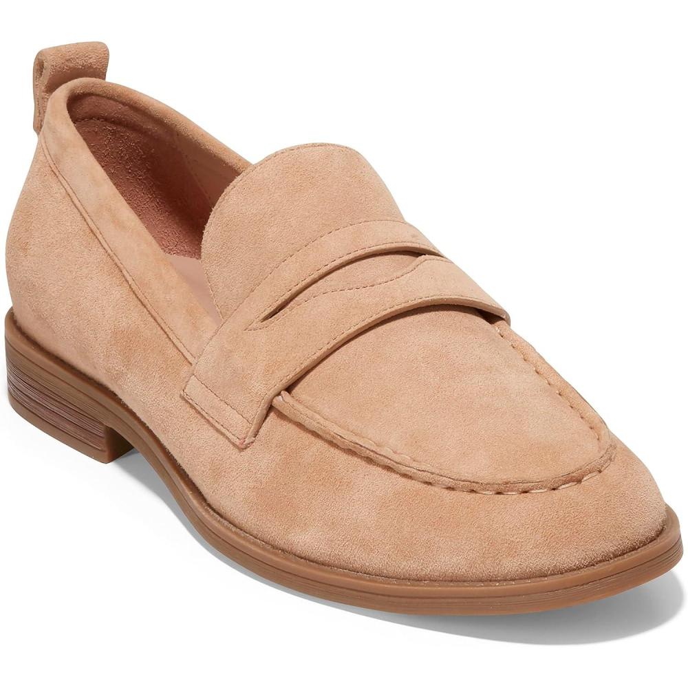 imageCole Haan Womens Stassi Penny LoaferBlush Tan Suede