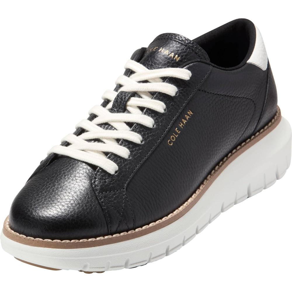 imageCole Haan Womens Zerogrand Rexanna LacetoToeBlackWhite Wp