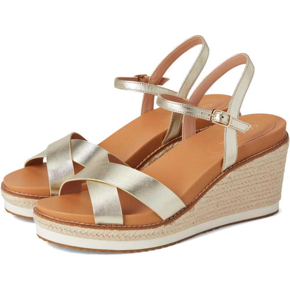 imageCole Haan womens Cloudfeel Silvee EspadrilleSoft Gold Leather