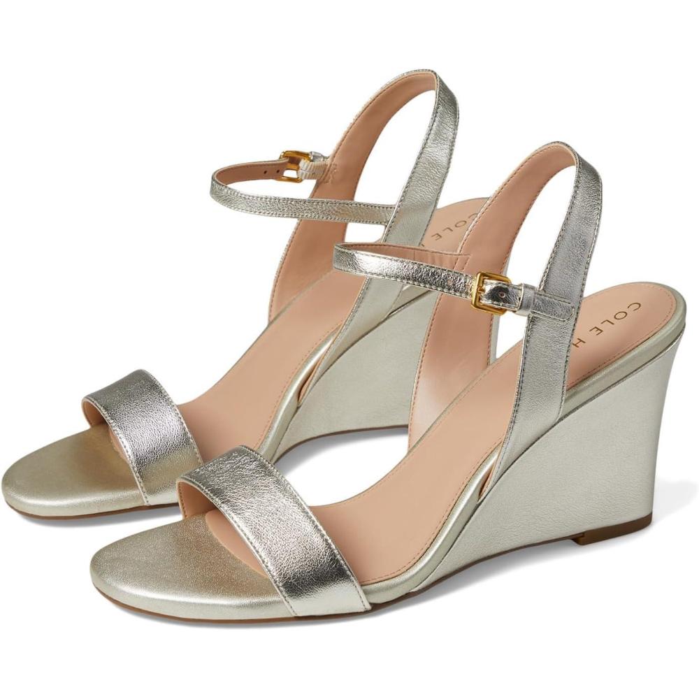 imageCole Haan womens Josie Wedge SandalsSoft Gold Leather