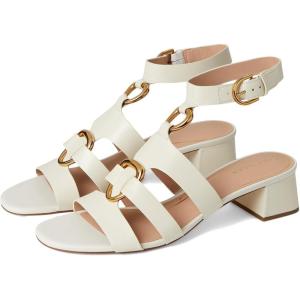 Cole Haan Womens Lyanna Link Ankle Strap(Ivory Leather)
