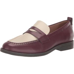 Cole Haan Women’s Stassi Penny Loafer(Bloodstone/Ivory Leather)