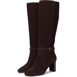 Cole Haan womens Glendale Tall Buckle(Dark Chocolate Suede)