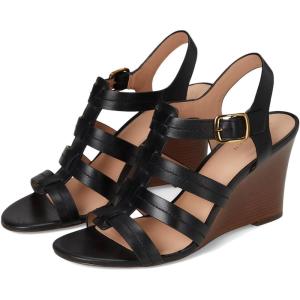 Cole Haan womens Josie Fisherman Wedge(Black Leather)