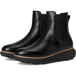 Cole Haan womens Zerogrand Rexanna Waterproof Chelsea(Black/Black Wp)