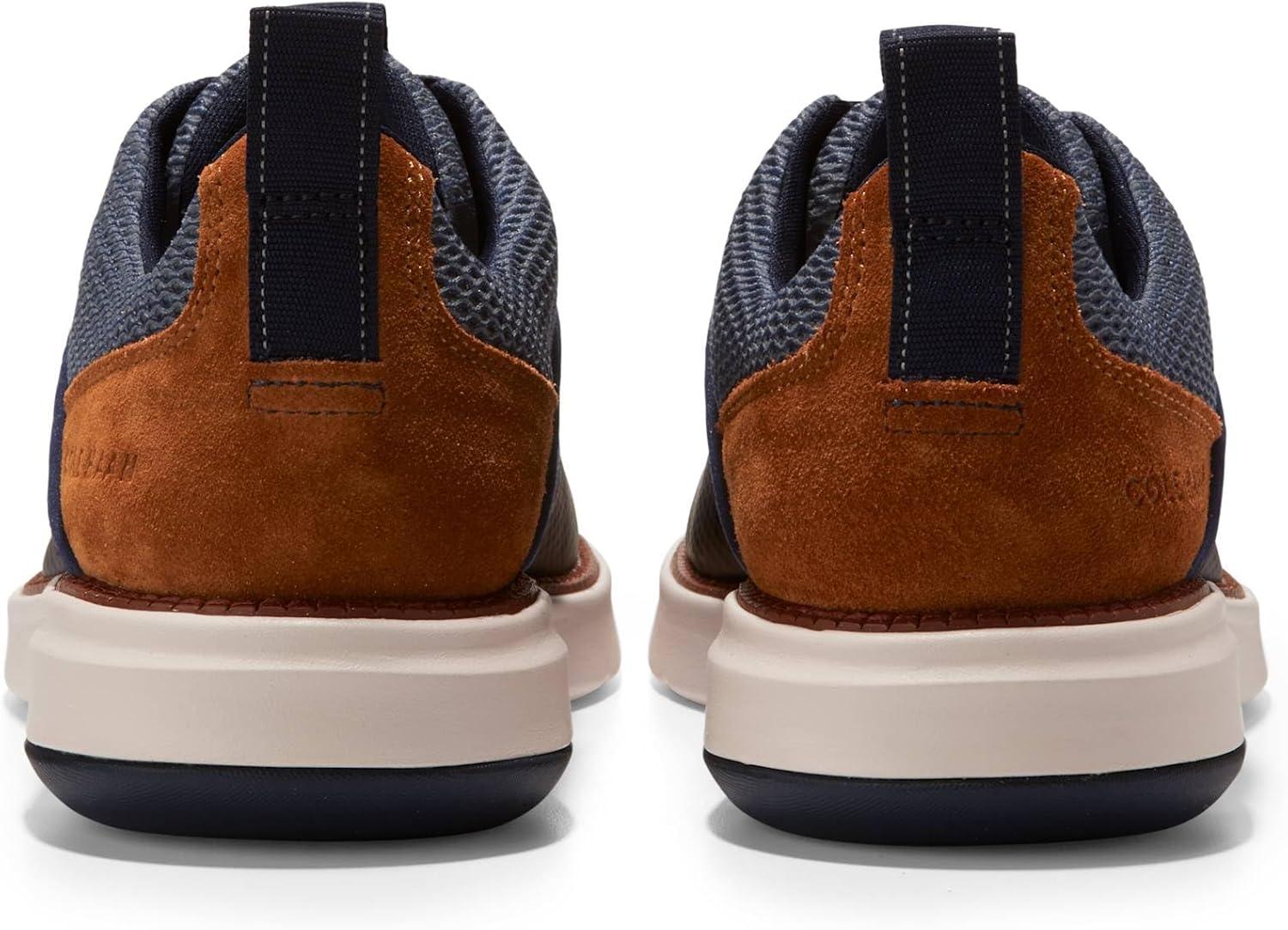 imageCole Haan Mens Grand Atlantic SneakersMarine BlueBritish Tan