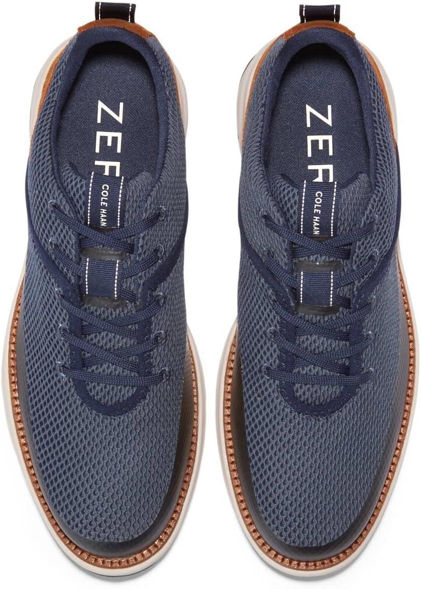 imageCole Haan Mens Grand Atlantic SneakersMarine BlueBritish Tan