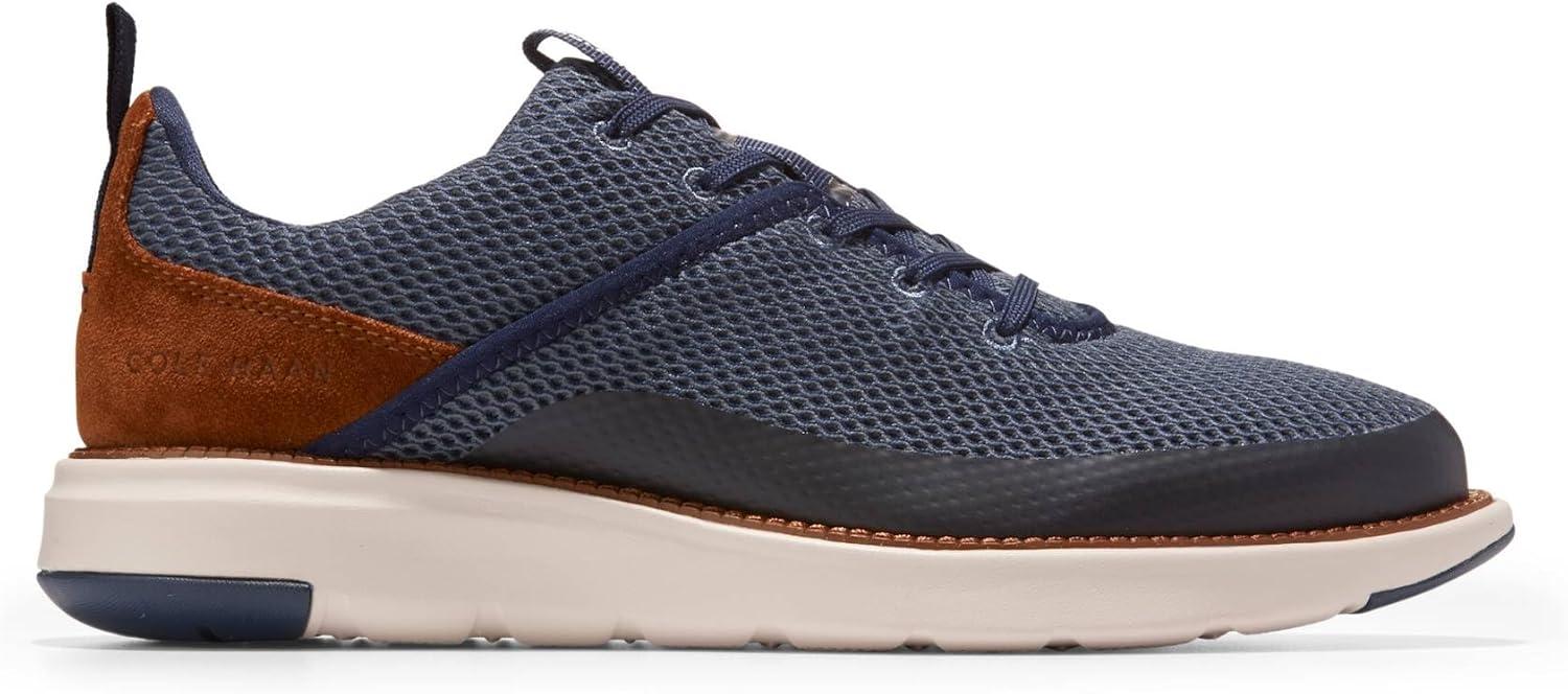 imageCole Haan Mens Grand Atlantic SneakersMarine BlueBritish Tan