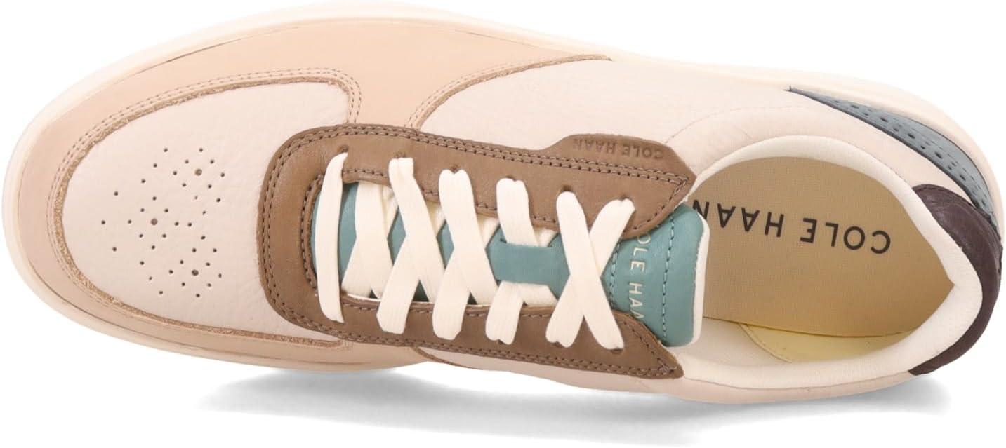 imageCole Haan Mens Grand Crosscourt Transition SneakerWhite SandSesameIvory