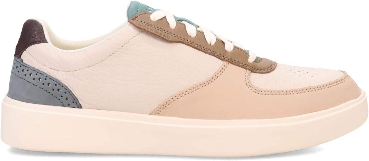 imageCole Haan Mens Grand Crosscourt Transition SneakerWhite SandSesameIvory