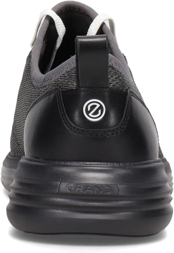 imageCole Haan Mens Grandsport Journey Knit SneakersBlackOptic White