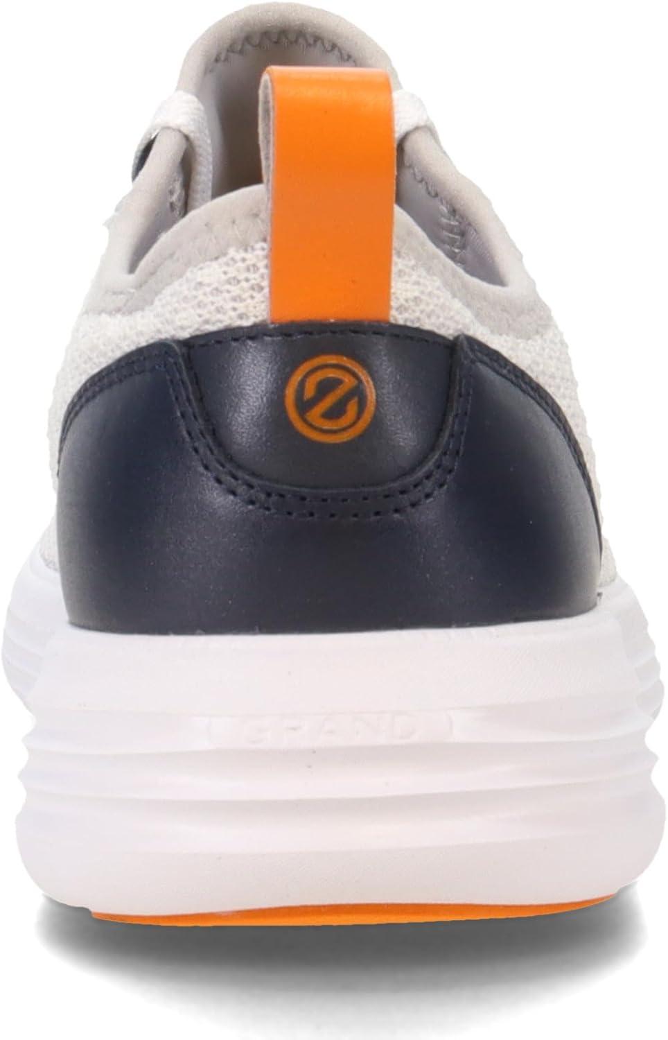 imageCole Haan Mens Grandsport Journey Knit SneakersOptic WhiteOmbre Blue